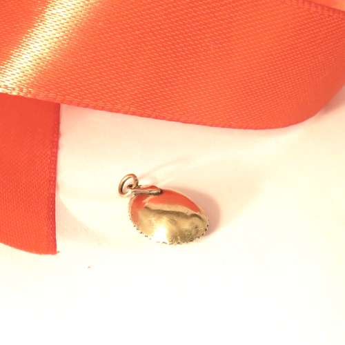 Georgian 9ct gold, pearl and paste pendant drop