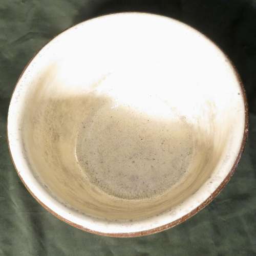 Earthenware dairy or mixing bowl
