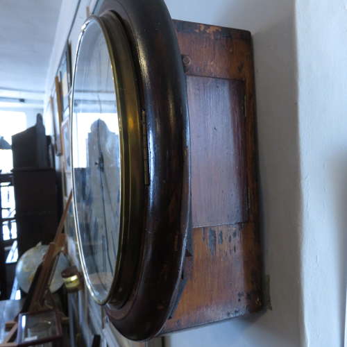 A 12” Victorian English eight-day fusee wall clock