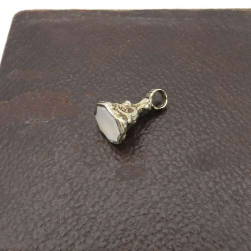 19thC Watch Chain Fob, unengraved stone
