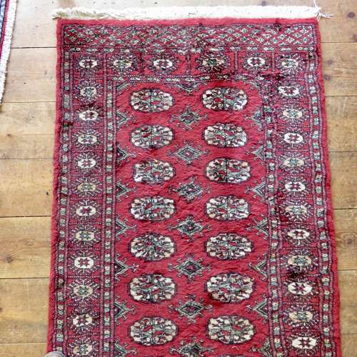 Handknotted Belouch wool runner
