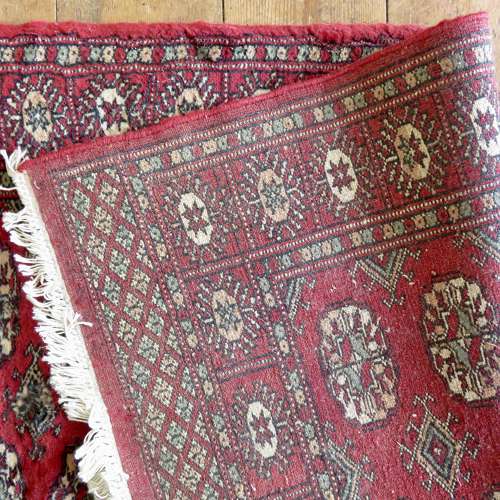 Handknotted Belouch wool runner