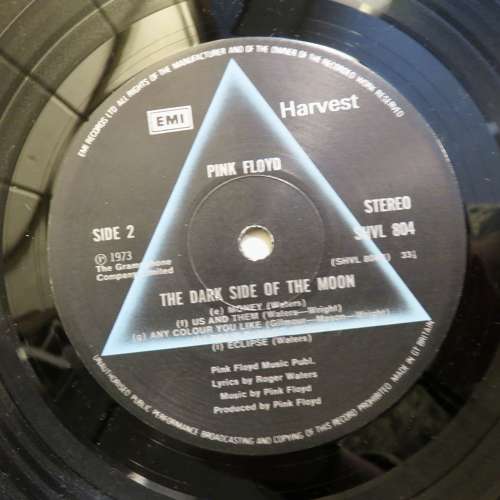 Pink Floyd Dark SIde of the Moon Early or First UK pressing