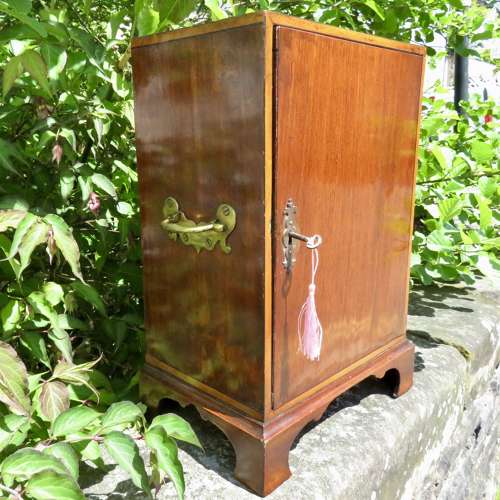 Georgian table top campaign chest of drawers