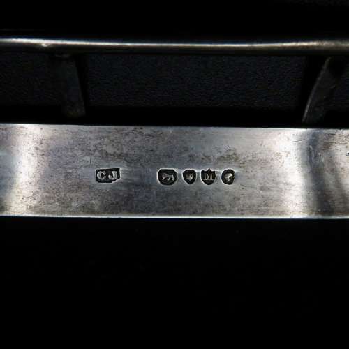 Solid silver 19thC buckle