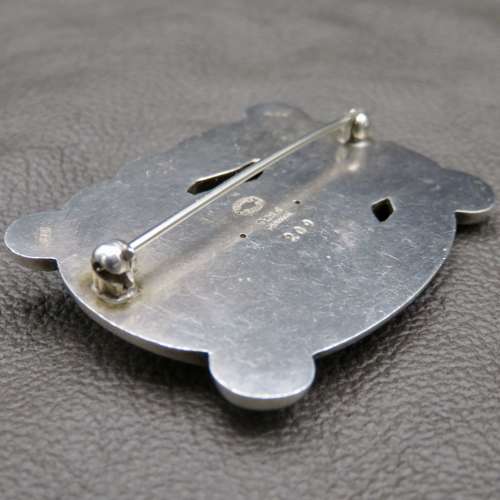 Georg Jensen silver dove brooch