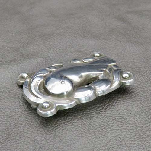 Georg Jensen silver dove brooch