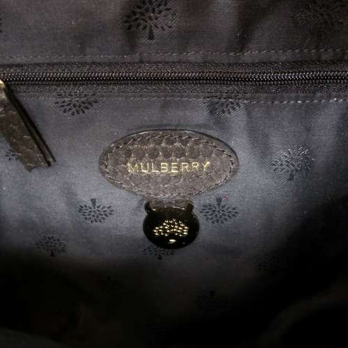Mulberry Oversized Clemmie Clutch Reptile Print - FREE UK DELIVERY