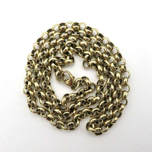 9ct gold long guard chain