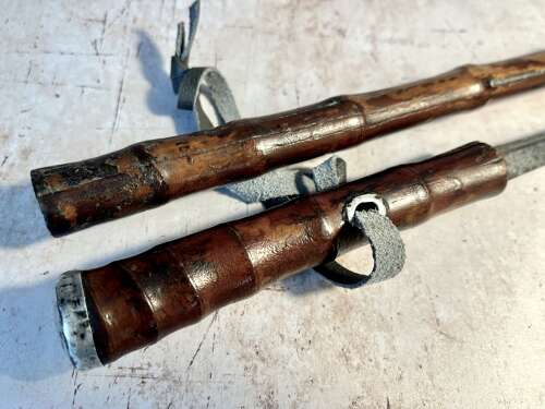 19th century bamboo cane sword stick
