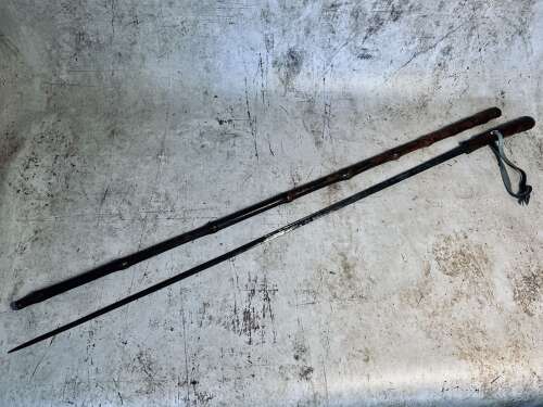 19th century bamboo cane sword stick