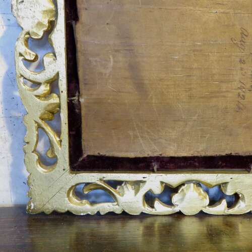 Florentine rococo style gilt wood frame