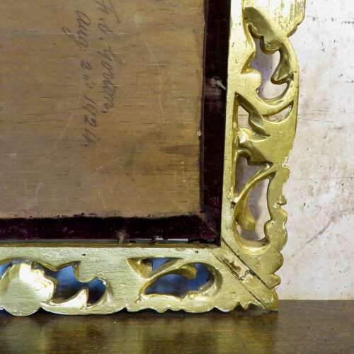 Florentine rococo style gilt wood frame