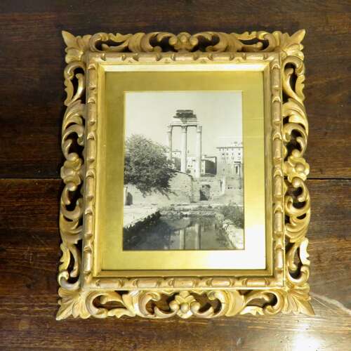 Florentine rococo style gilt wood frame