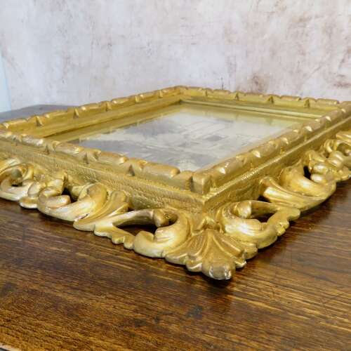 Florentine rococo style gilt wood frame