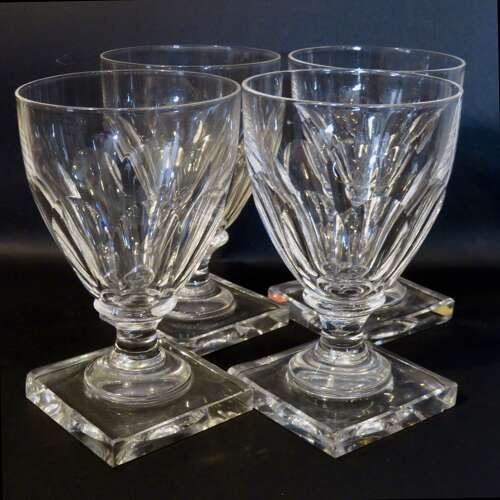 Four mid 19th century rummers