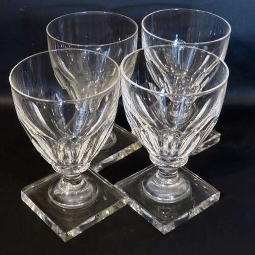 Four mid 19th century rummers