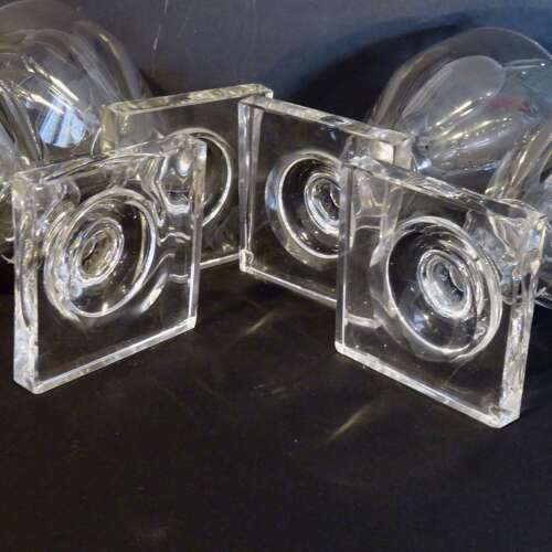 Four mid 19th century rummers