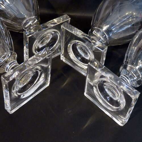 Four mid 19th century rummers