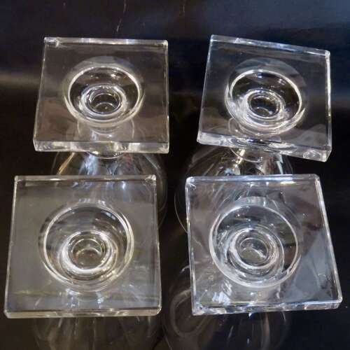 Four mid 19th century rummers