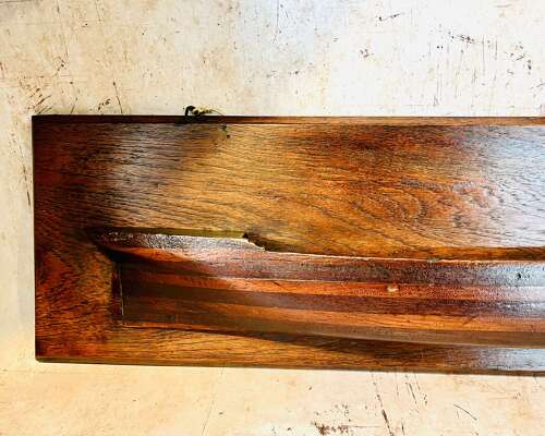 A mahogany half hull for 'Lochee'
