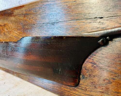 A mahogany half hull for 'Lochee'