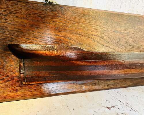 A mahogany half hull for 'Lochee'