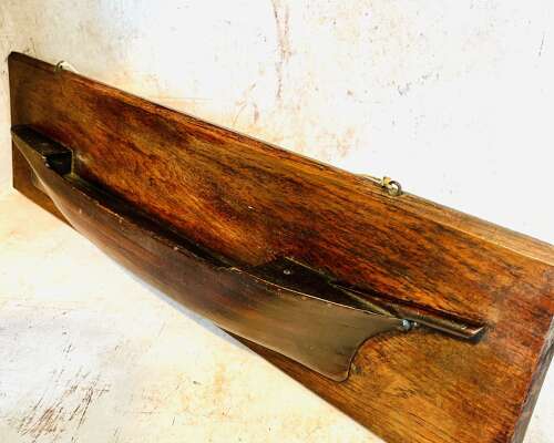 A mahogany half hull for 'Lochee'