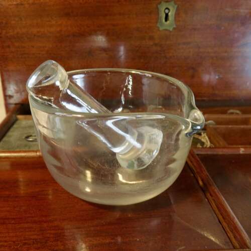 Victorian medical apothecary chest and contents