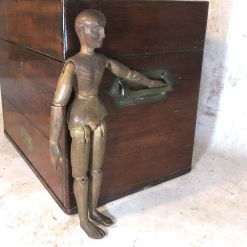 Victorian medical apothecary chest and contents