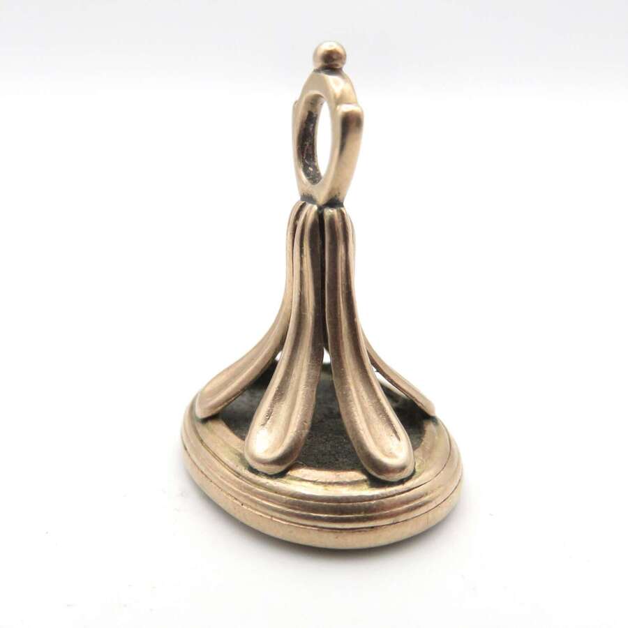 Georgian gold and bloodstone fob