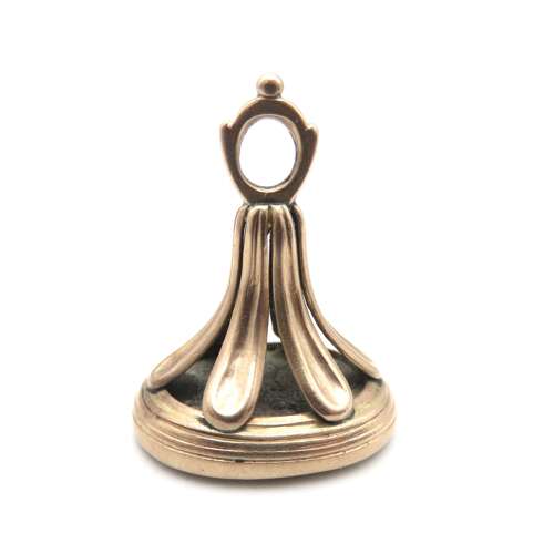 Georgian gold and bloodstone fob