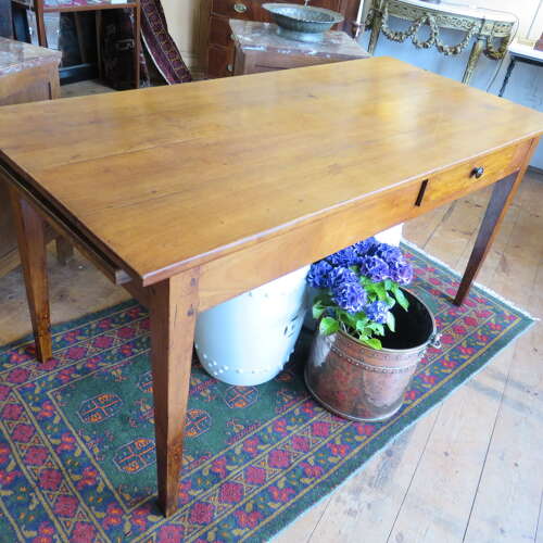 19thC French cherrywood dining table