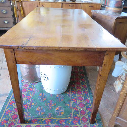 19thC French cherrywood dining table