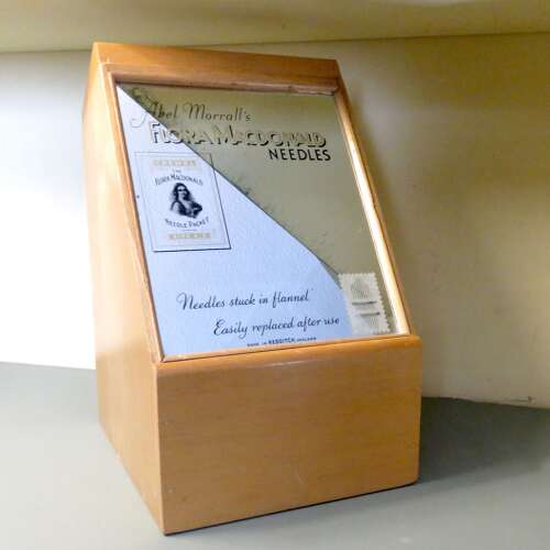 Abel Morall shop display Flora Macdonald needles