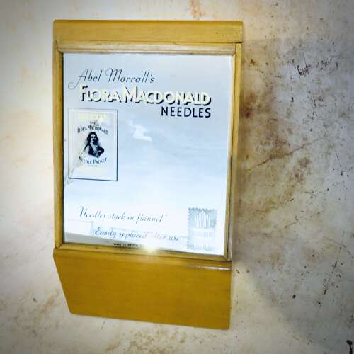 Abel Morall shop display Flora Macdonald needles