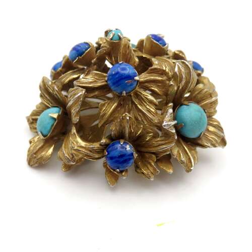 1960s floral brooch: Original by Robert