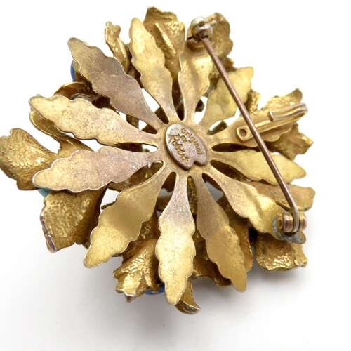 1960s floral brooch: Original by Robert