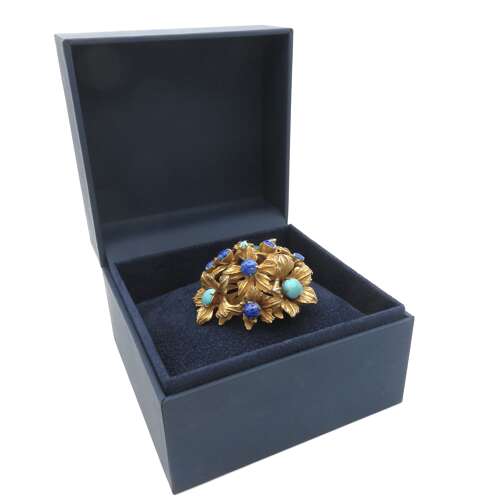 1960s floral brooch: Original by Robert