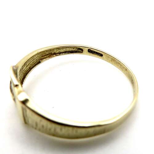 9ct gold buckle ring