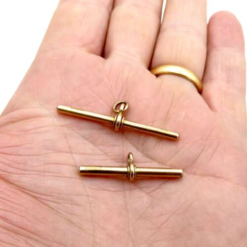 Antique 9ct Gold Albert Chain T Bar