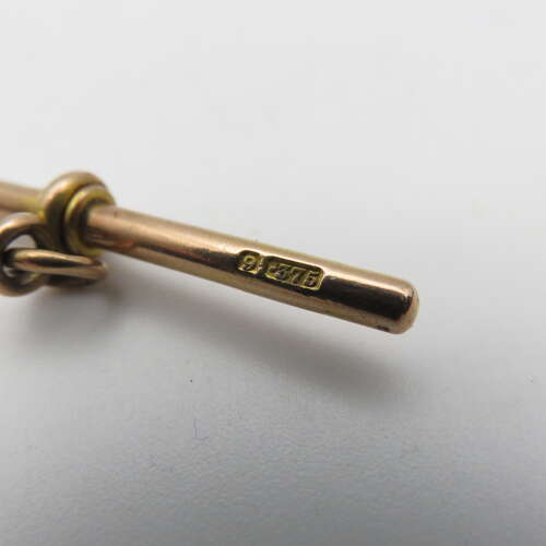 Antique 9ct Gold Albert Chain T Bar