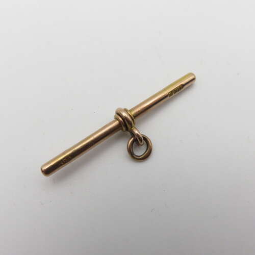 Antique 9ct Gold Albert Chain T Bar