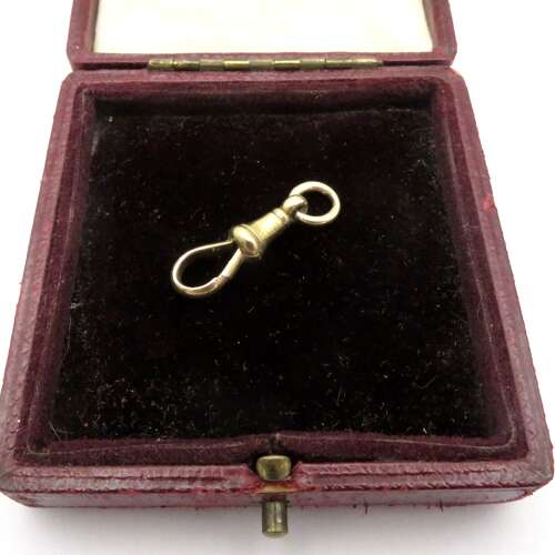 Antique Gold dog clip
