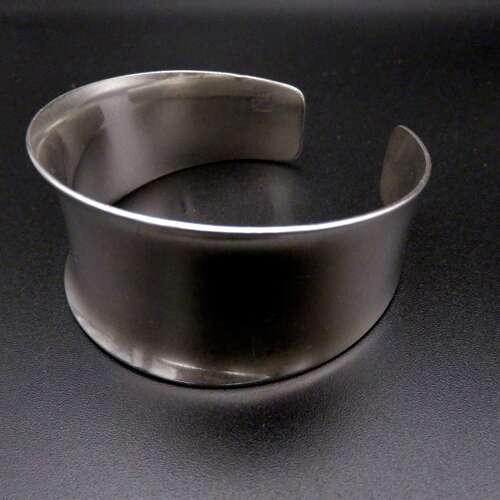 Modernist Silver Cuff by NE FROM