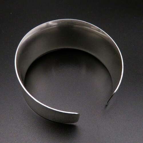 Modernist Silver Cuff by NE FROM