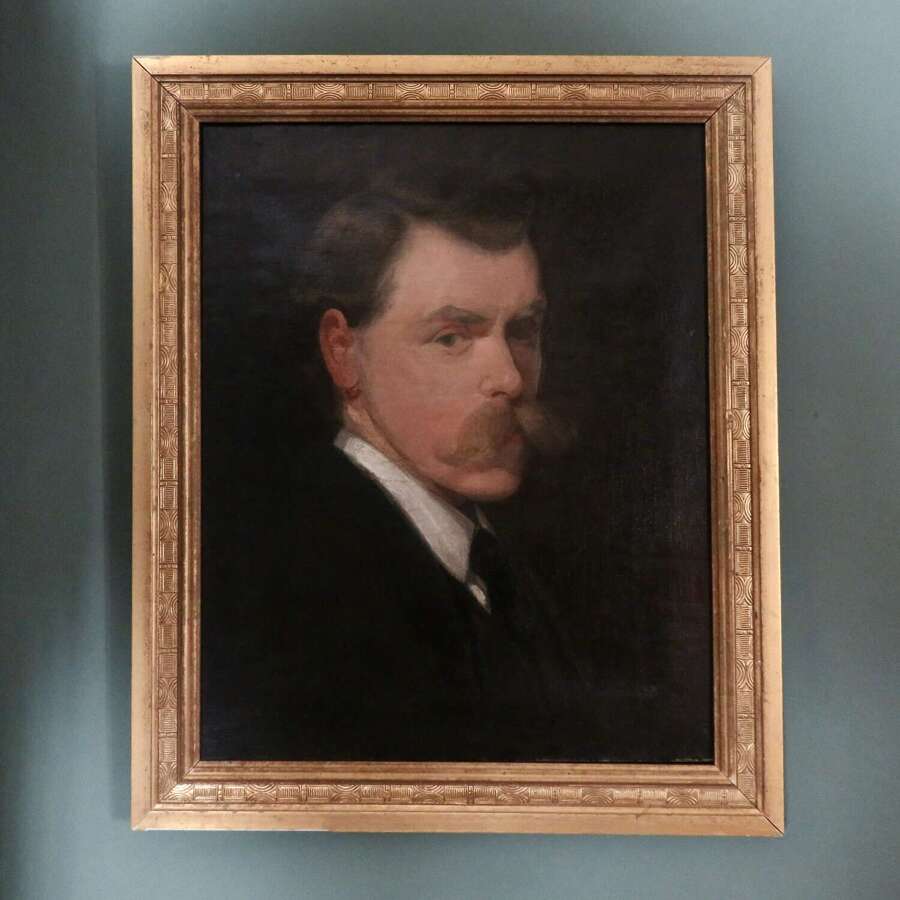 Francis Wilson Self-Portrait Scottish School Oil Painting c.1900&ndash;1920