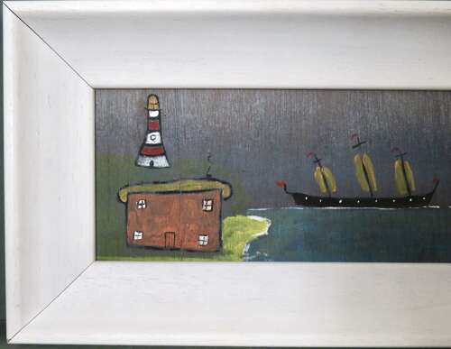 Stephen CAMPS (1957) Mixed paints on board, signed
