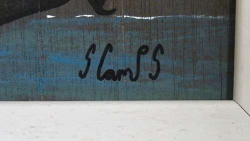 Stephen CAMPS (1957) Mixed paints on board, signed