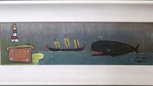 Stephen CAMPS (1957) Mixed paints on board, signed